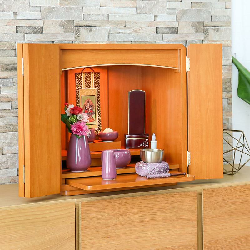 ミニ仏壇 モダン 「スピカ」モダン仏壇 家具調 おしゃれ ミニ