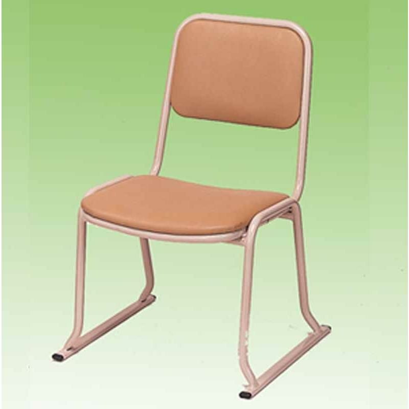 日本製 本堂用お詣り椅子（スチール製） SH-350 （幅47cm×座高35cm