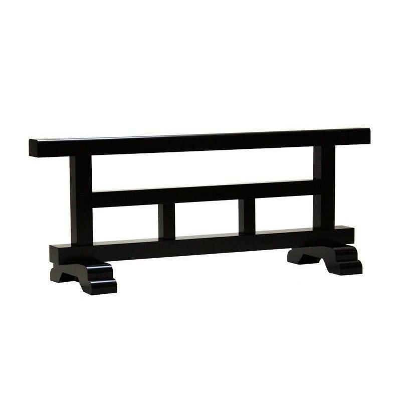 寺院用仏具 木製 結界【黒塗】 幅6尺（180cm）(4671-0600) ※受注生産品