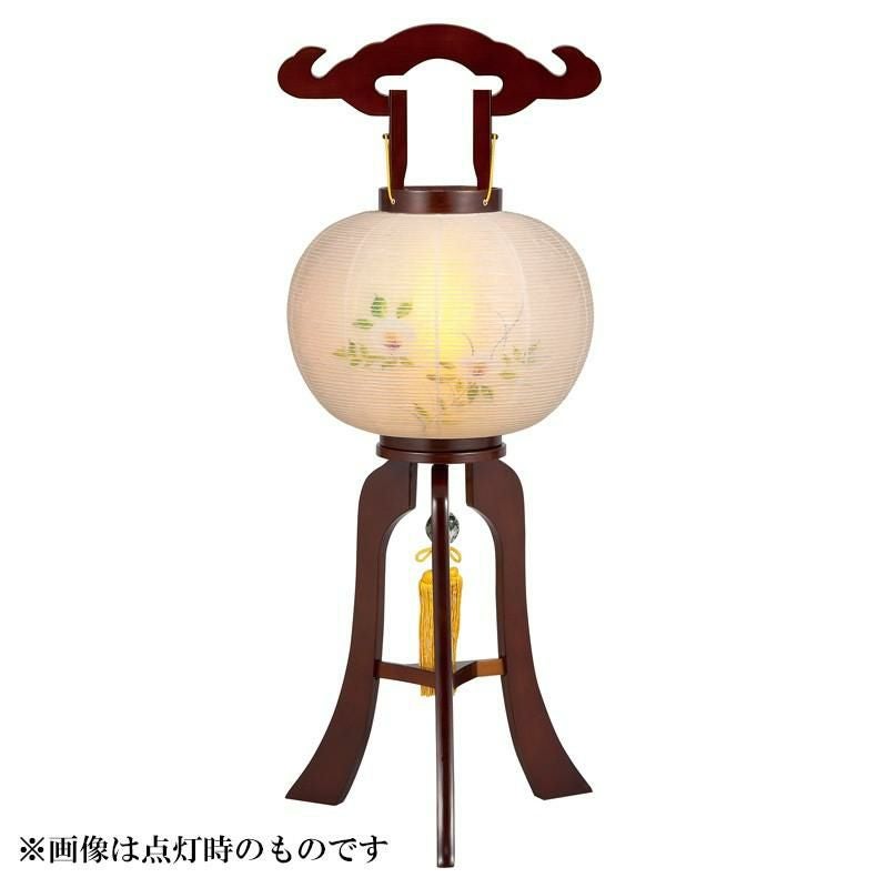 盆提灯 廻転灯 一対 No.17 (11号 回転行灯)/盆ちょうちん 灯燈 初盆