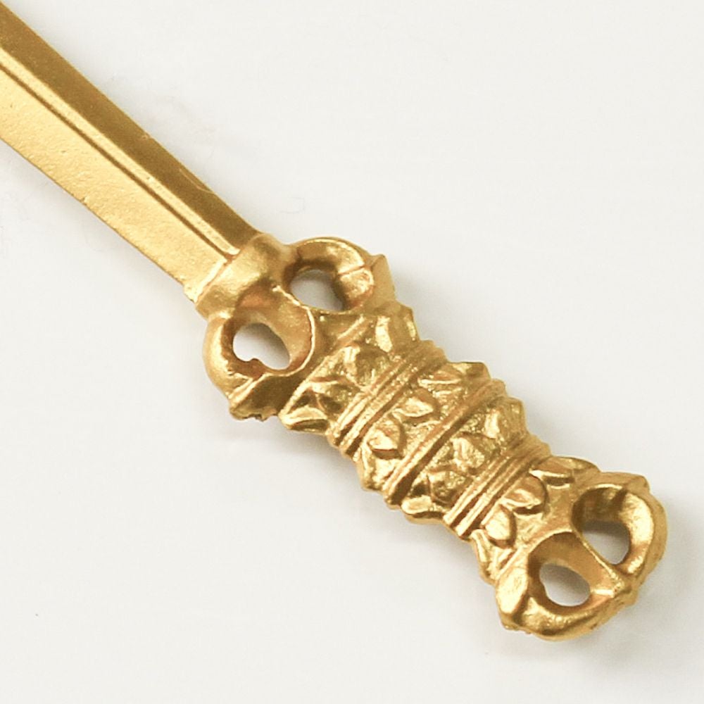国産 宝剣 長さ9.2cm（合金製） 前具 密教法具 杵形 寺院ギフト用 金剛