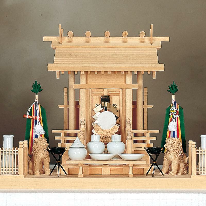 国産高級神棚 飛騨明神一社（木曽ひのき） No12 日本製 ヒノキ製 神具