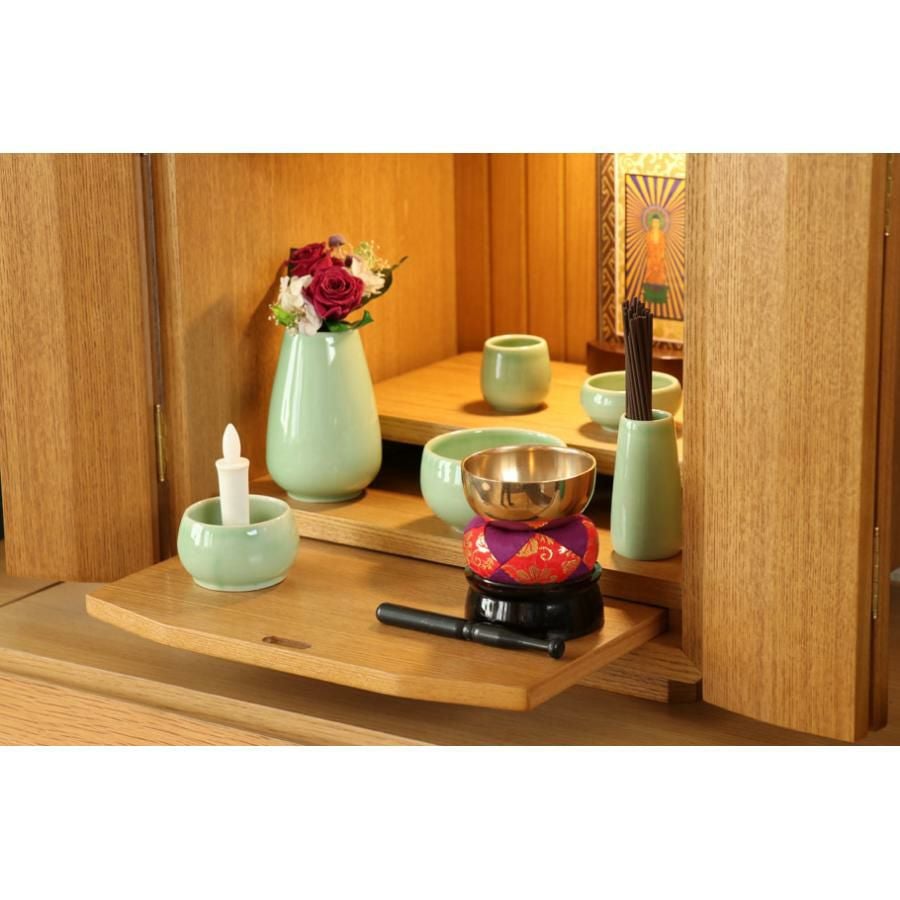 仏壇 おりん4点セット 「お得りん」（直径7cm）（おリン＋リン棒＋布団