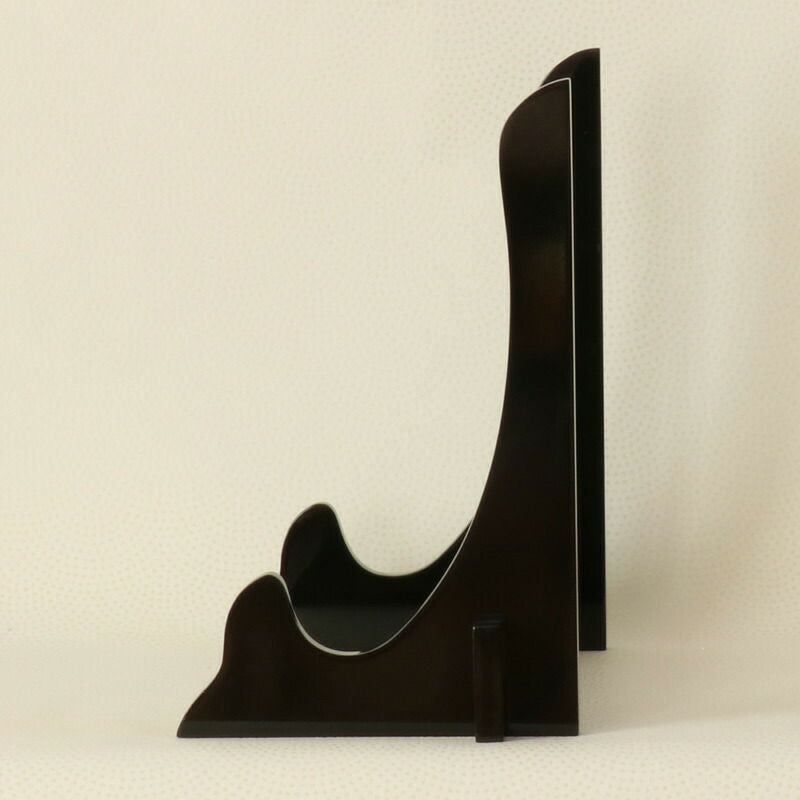 遺影立て 黒艶 ブラック 木製 組み立て 高さ28cm 黒塗り 艶あり 額縁