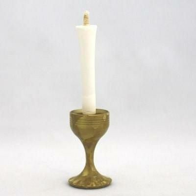 和ろうそく 碇型（型流し） 2号（40分）2本セット /【赤・白】仏前