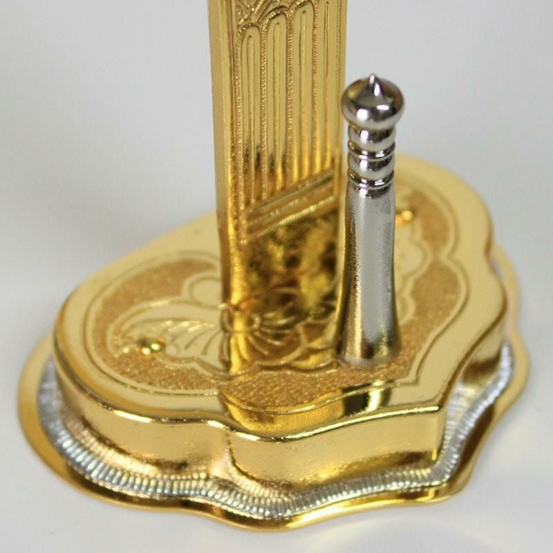 蓮華型柄香炉 金メッキ仕上 日本製 （5380-0300） | 仏壇・位牌・神棚