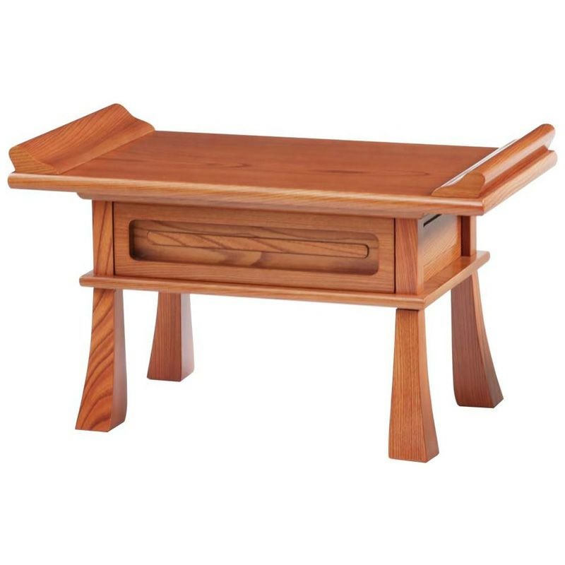 経机 紫檀調・黒檀調・ケヤキ調 16号 幅48cm 仏具 仏壇用机 仏前机