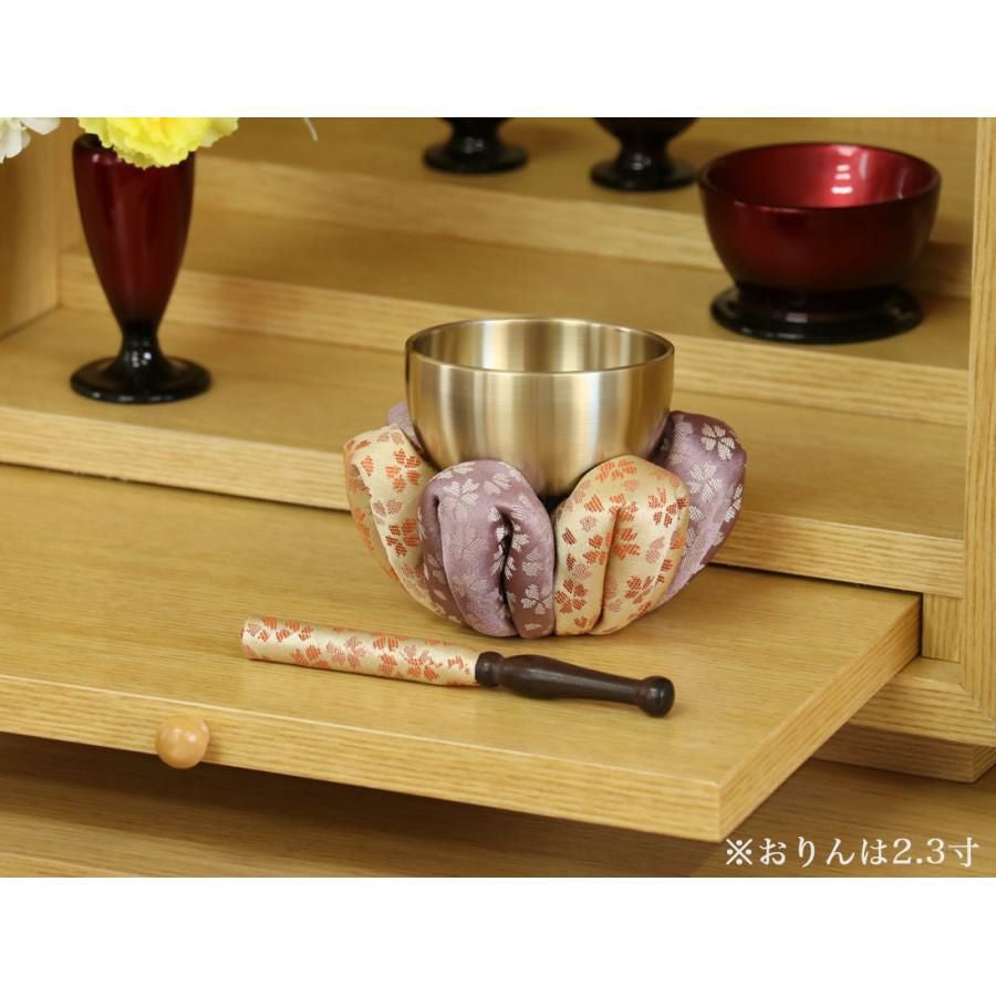 おりん3点セット　(仏具、仏壇) 23 楽天市場】仏具 おりん 国産 おりんセット 3寸・3.5寸・4.0寸・4.5寸