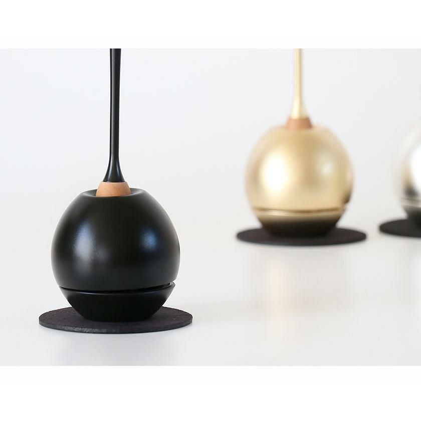 チェリン」Cherin 黒色（ブラック）日本製のお洒落なおりん 国産 高岡