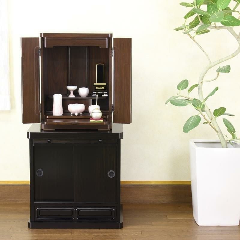 2色から選べる仏壇台 「小サイズ」紫檀調 黒檀調 幅50cm モダン 下台