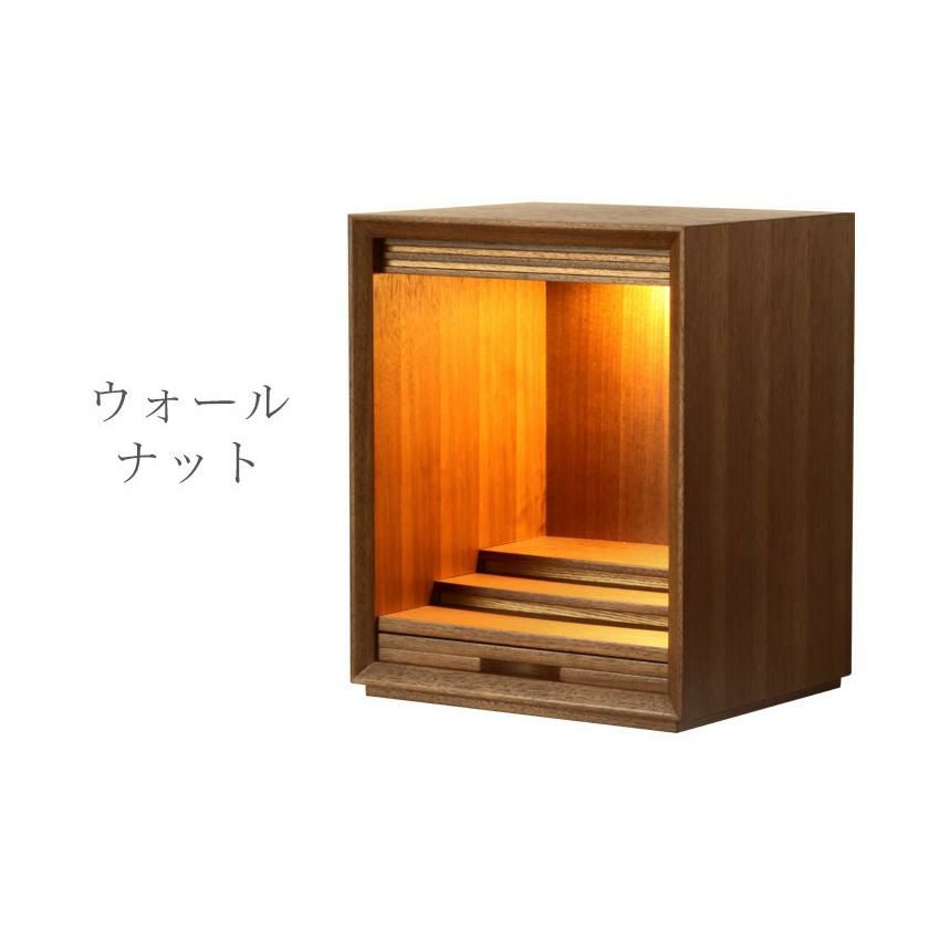 小型仏壇ウォール調ご奉仕価格‼︎ アーク14号 高さ41cm × 幅38cm コンパクト ミニ仏壇 オーク調