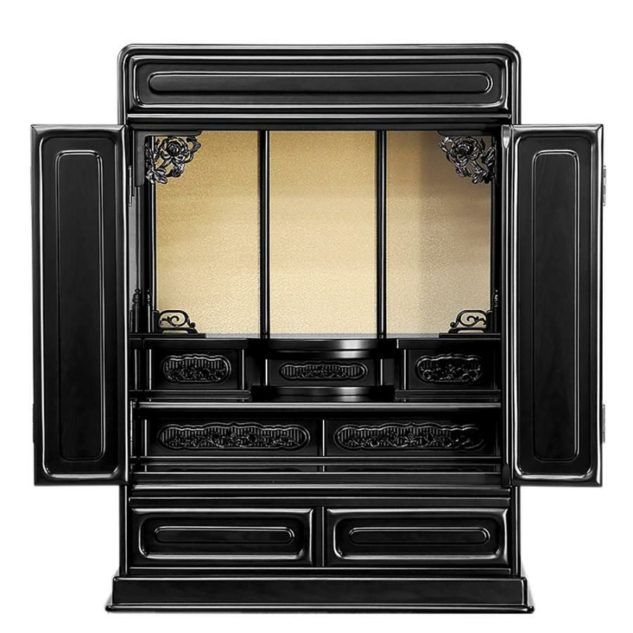 唐木仏壇 「新・あやめ25号（本体のみ）」 黒檀 or 紫檀 幅58cm