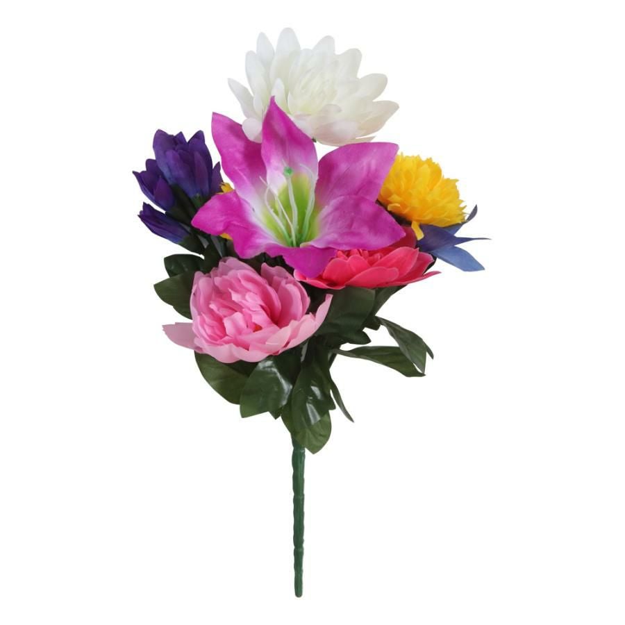 メール便無料 仏花(L) 造花（1束）高さ27～33cm 選べる3種 仏壇 仏具