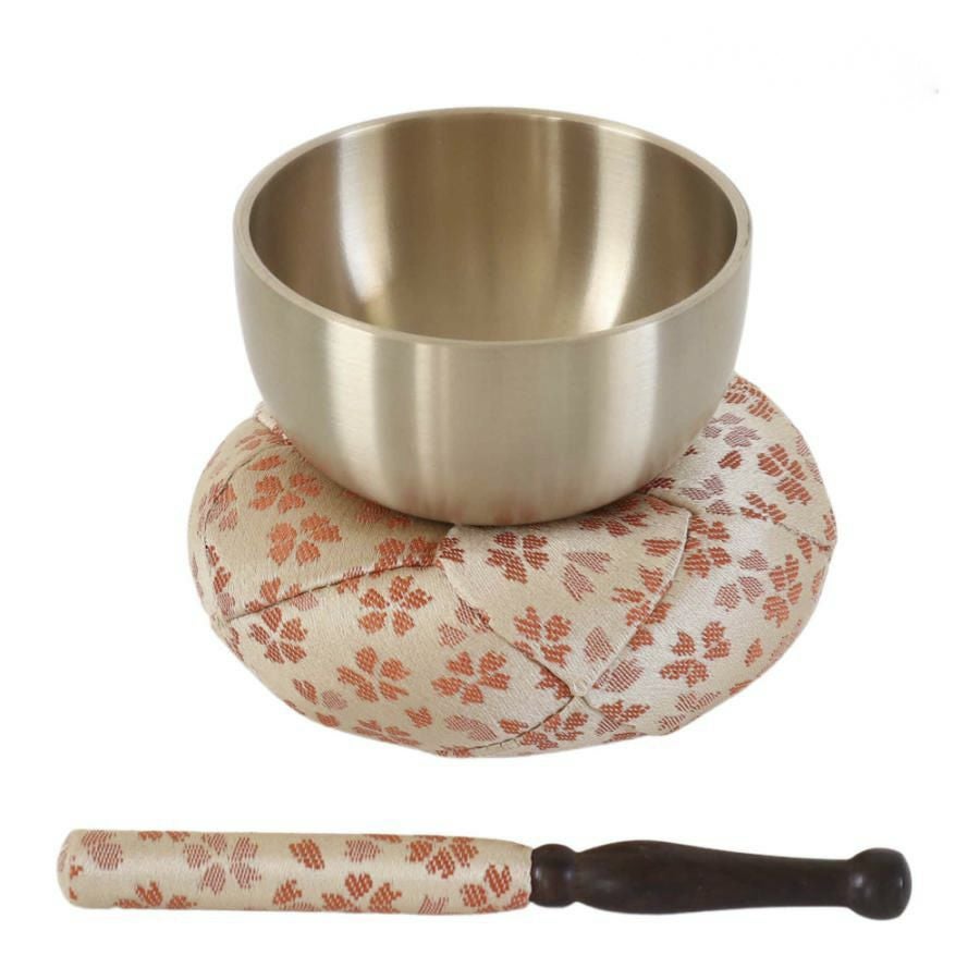 仏具 おりん 国産 おりんセット 2.5寸 【日和(ひより)】 （直径7.5cm