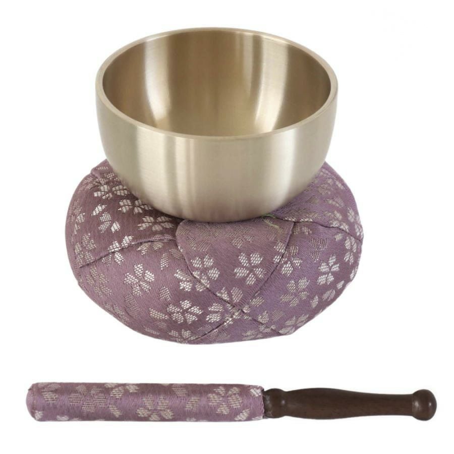 仏具 おりん 国産 おりんセット 2.5寸 【日和(ひより)】 （直径7.5cm