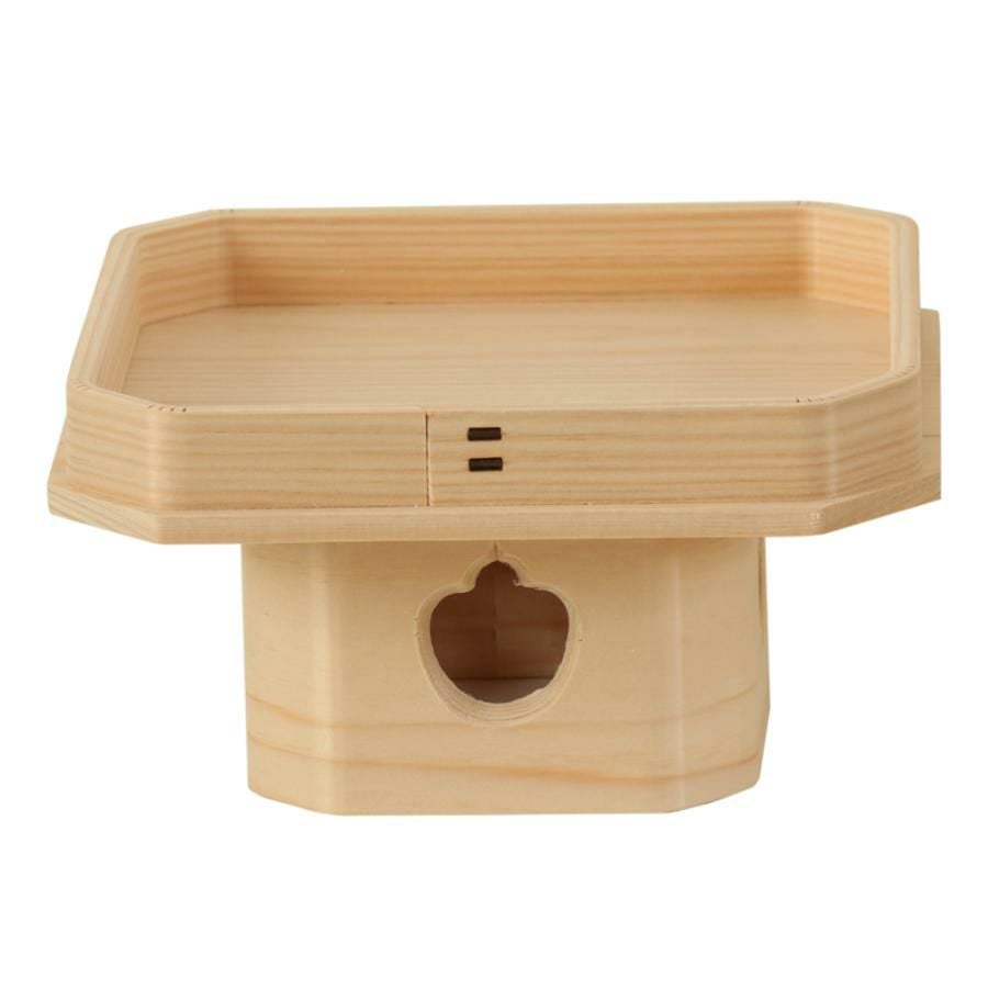 遠山三宝 8寸 （ひのき） /神棚 神具 鏡餅 御供 祭壇 供物台 三方 お札