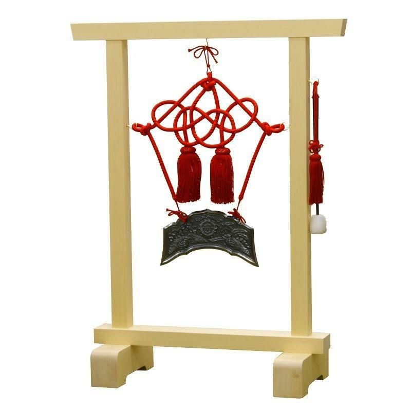 寺院用仏具】職人こだわりの仏具!【鳥居型】白木製磬台(けい 寺院用仏具】職人こだわりの仏具!【鳥居型】白木製磬台(けい