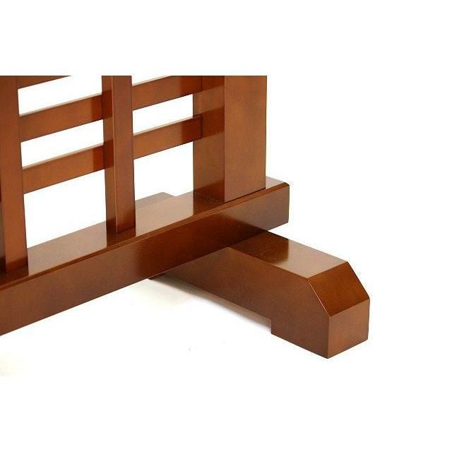 寺院用仏具】職人こだわりの仏具 木製 格子型結界 幅4尺（120cm 