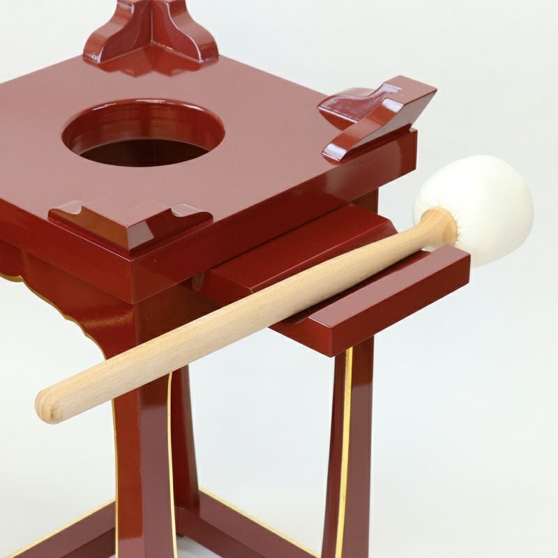 寺院用仏具】角型オリジナルけいす 木魚用背高台 1尺 | 仏壇・位牌