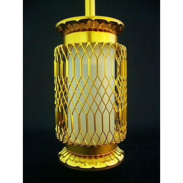 吊灯籠(吊り灯篭) アルミ製 雅型 高さ 8.5cm 1対 仏具灯篭（とうろう