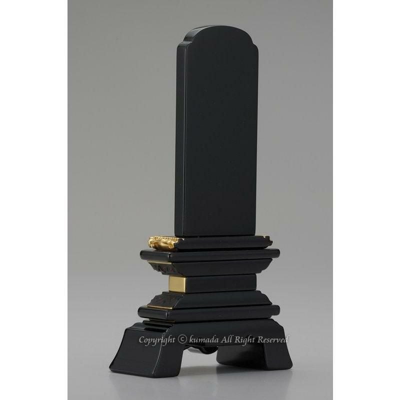 位牌 上塗 「葵角切（あおいすみきり）」 6.0寸(高さ:29cm) 本位牌 塗