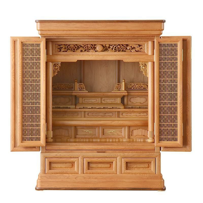 【新品／半額】卓上仏壇 屋久杉調  無料配送 国産仏壇 唐木仏壇 「屋久杉28号」 屋久杉 仏壇 | 仏壇・位牌・神棚の