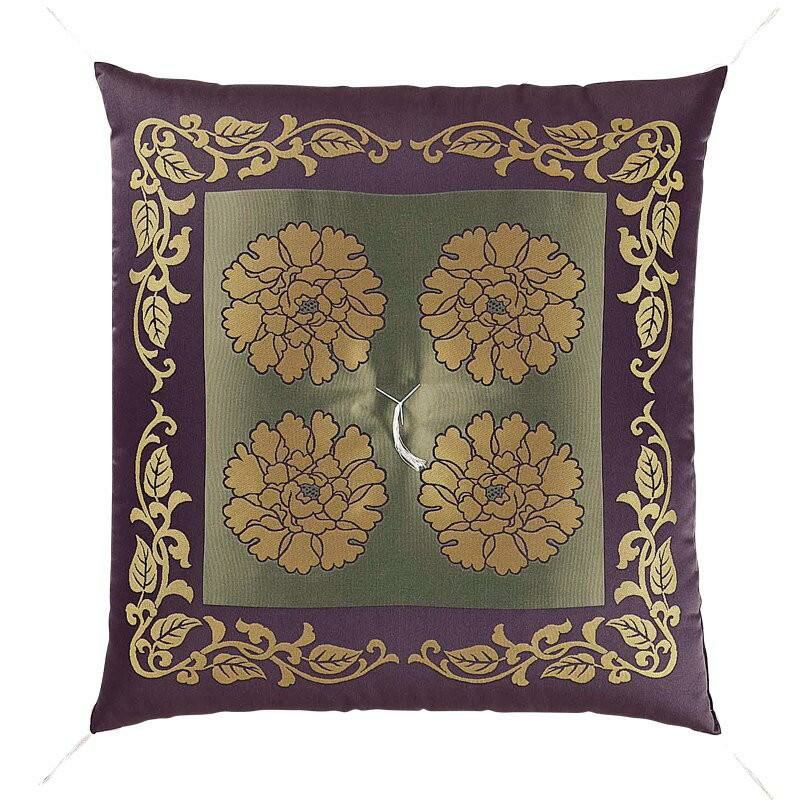 仏壇 座布団 御前座布団 「新金通 赤」 No.44 金襴/仏間用 仏前 お寺様