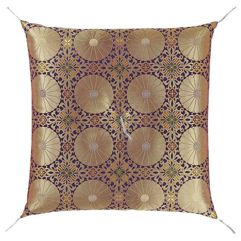 仏壇 座布団 御前座布団 「新金通 赤」 No.44 金襴/仏間用 仏前 お寺様