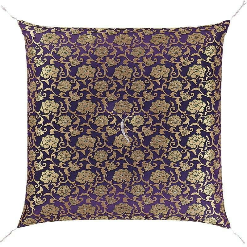 仏壇 座布団 御前座布団 「新金通 赤」 No.44 金襴/仏間用 仏前 お寺様