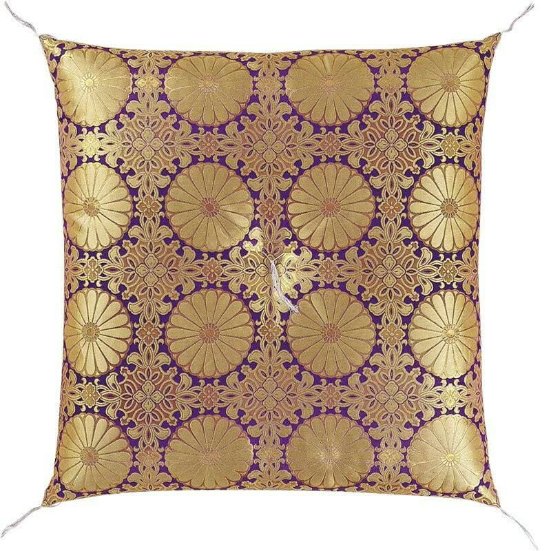 仏壇 座布団 御前座布団 「新金通 赤」 No.44 金襴/仏間用 仏前 お寺様