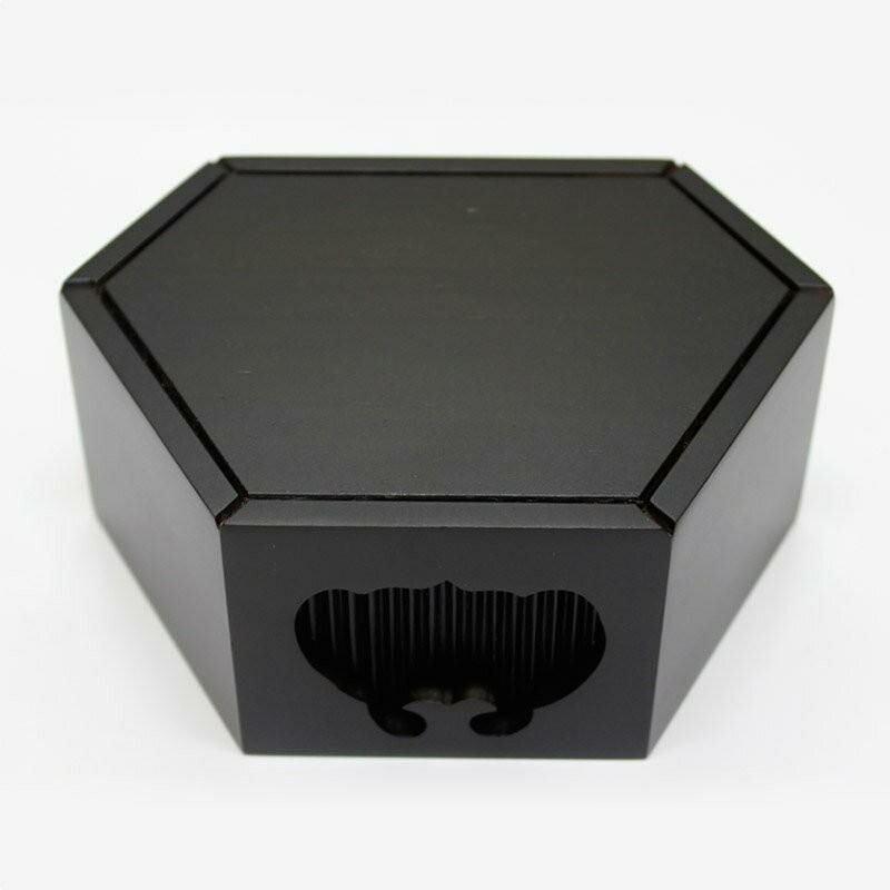 黒檀・紫檀製 六角仏像台【特大サイズ】幅16.5cm お位牌 | 仏壇・位牌