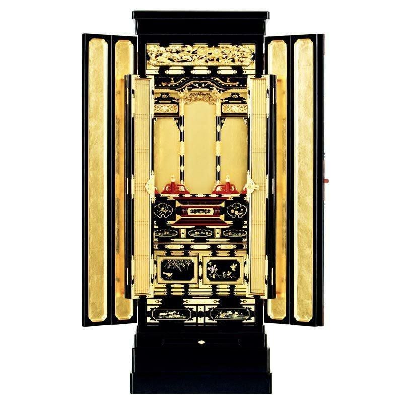 浄土真宗本願寺派用金仏壇 「神楽・西」18号 （317-4） 幅63cm | 仏壇
