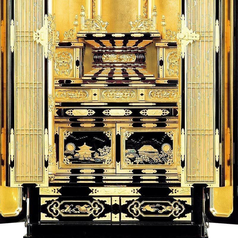 浄土真宗本願寺派用金仏壇 「千年・西」18号 幅63cm | 仏壇・位牌