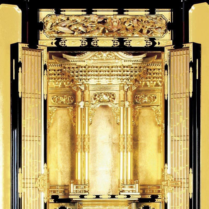 浄土真宗本願寺派用金仏壇 「氷室・西」20号 幅65cm | 仏壇・位牌