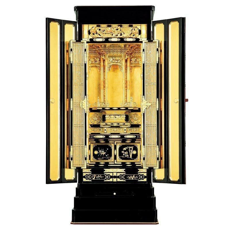 浄土真宗本願寺派用金仏壇 「神楽・西」18号 （317-4） 幅63cm | 仏壇
