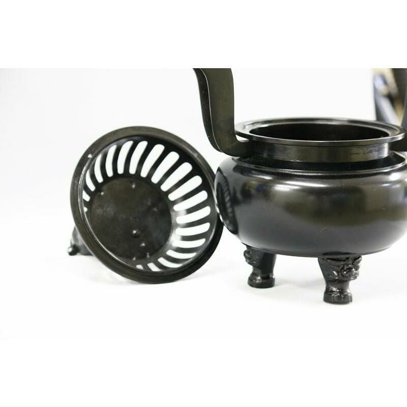 受注生産品につき返品不可※【寺院用仏具】【単品】香炉（象掛）黒色 8