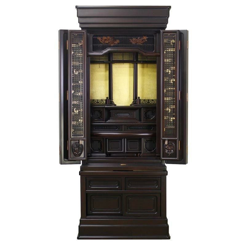 高級唐木仏壇「洛陽」（らくよう） 18号 紫檀材 幅61.5cm | 仏壇・位牌