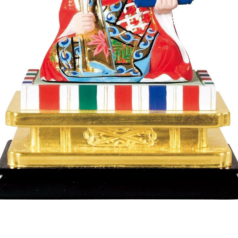 仏像 【木製】 彩色 日蓮 1.5寸（高さ：105mm） 木彫 日蓮宗 仏壇 仏具