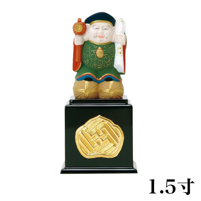 仏像 【木製】 彩色 日蓮 1.5寸（高さ：105mm） 木彫 日蓮宗 仏壇 仏具