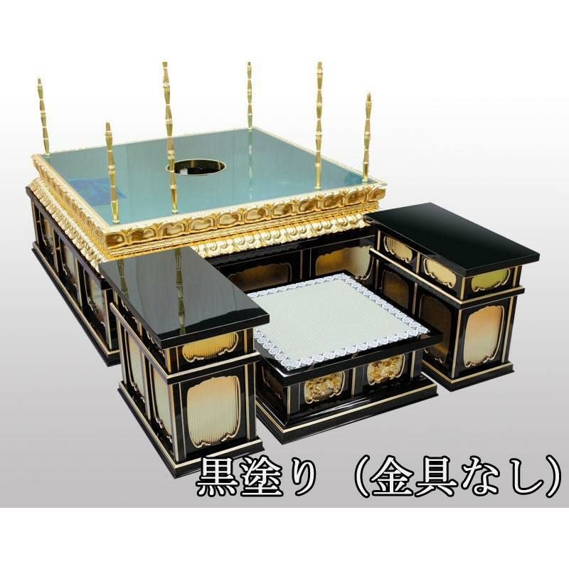 寺院用仏具 幸心流型護摩壇 4.5尺 朱塗りor黒塗り 密壇 密教 護摩焚き