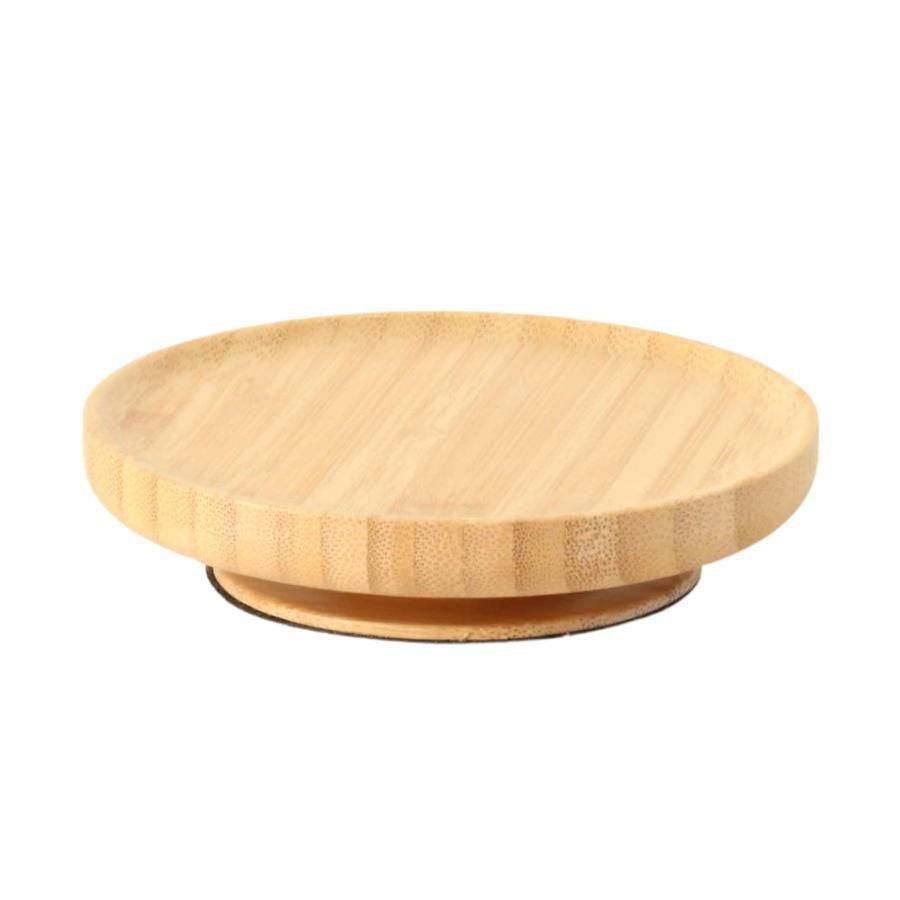 竹製 供物台 3.0寸【丸形・小サイズ】 お供え台 お盆飾り お供え物 四