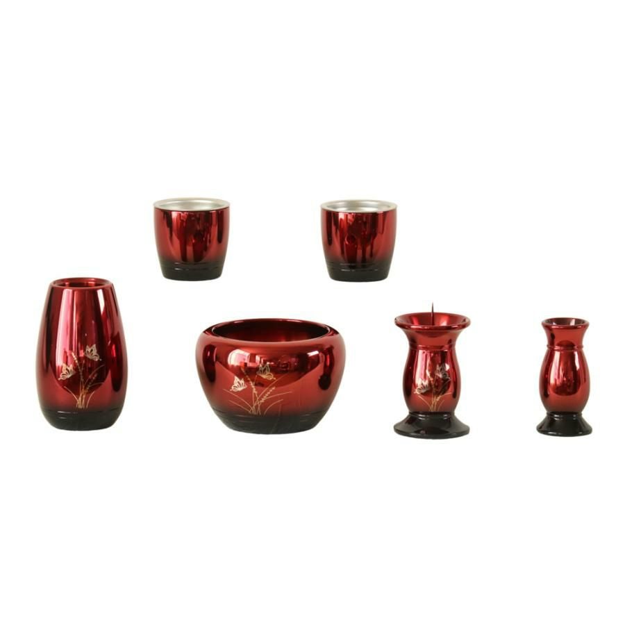 仏具セット【6点】「胡蝶(こちょう)」真鍮製仏具 六具足 仏具 モダン
