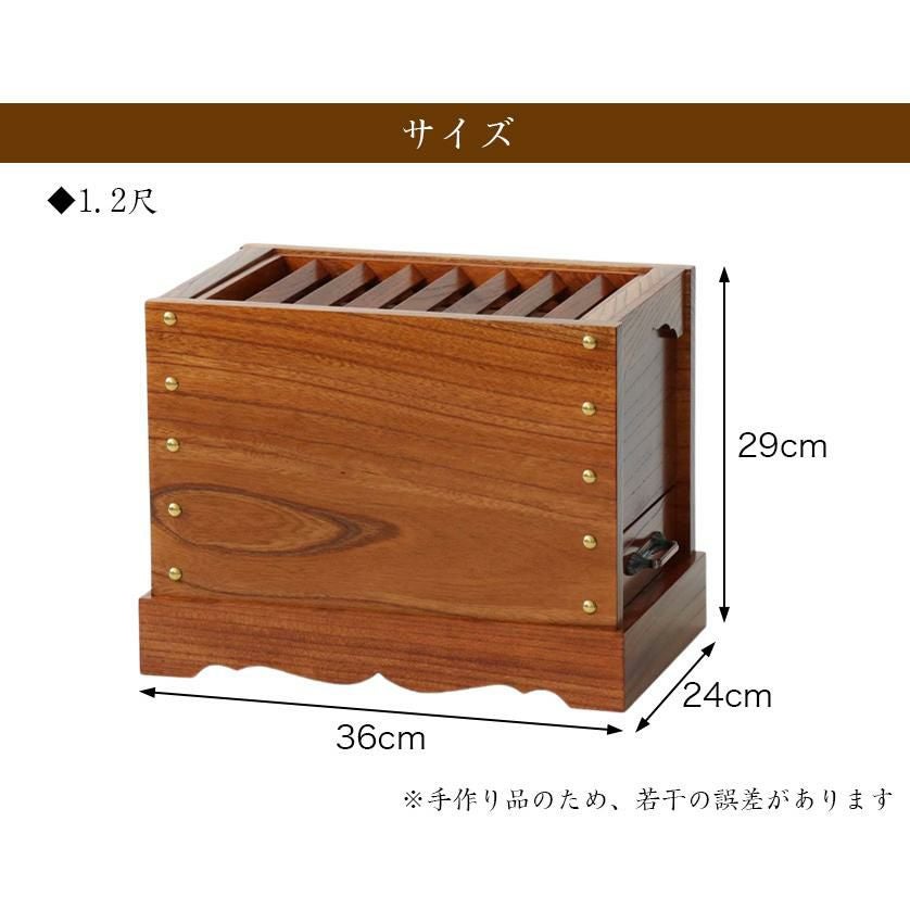ケヤキ製 賽銭箱 1尺2寸（幅36cm） 日本製 国産 寺院 社寺 神社