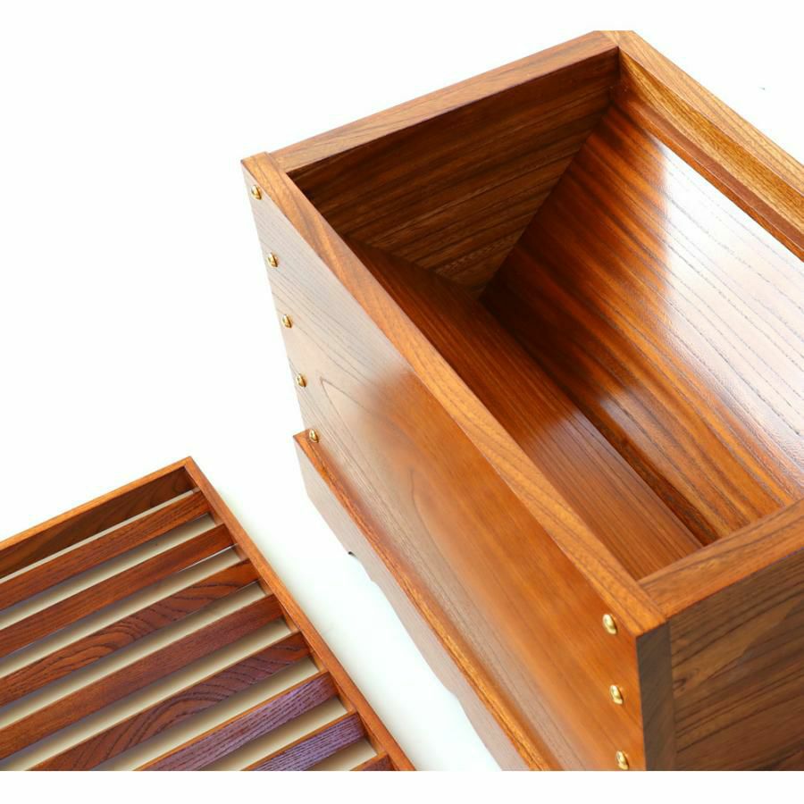 ケヤキ製 賽銭箱 2尺（幅60cm） 日本製 国産 寺院 社寺 神社 さいせん