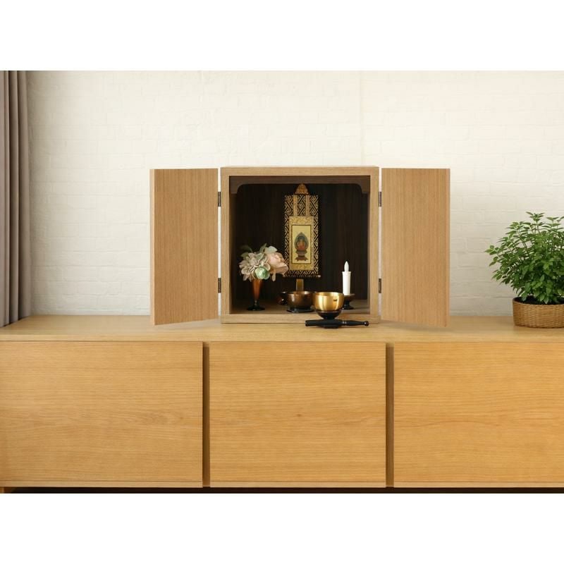 ミニ仏壇 「INORU SPACE」 スペース ナチュラル ウォールナット