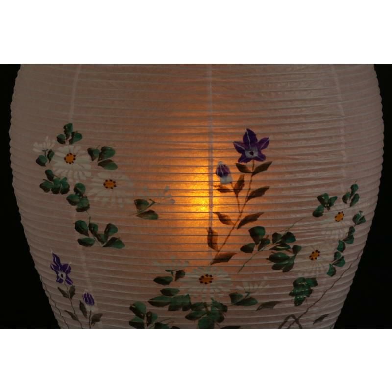 盆提灯 八寸御所 サクラ色 No.78 (岐阜提灯 LED )/盆ちょうちん 灯燈