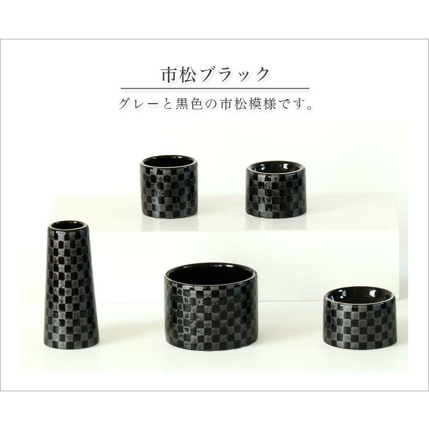 仏具5点セット 「ゆい花 プレミアム」 5具足 美濃焼 陶器 | 仏壇・位牌