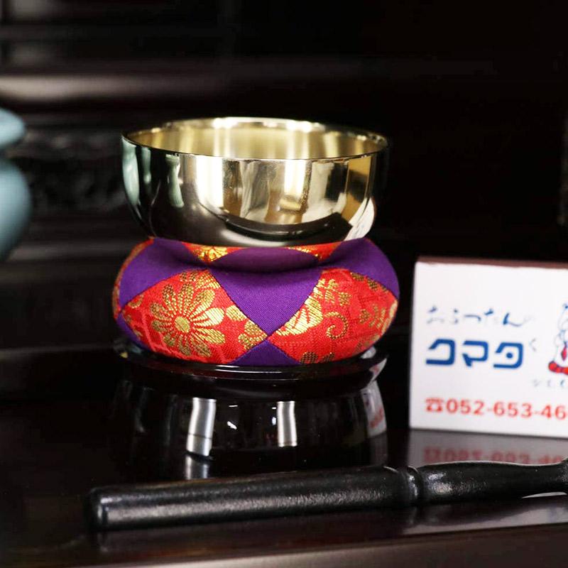 仏具 セット 瑠璃色 金蓮 陶器5点+おりんセット 香炉灰・マッチ付き