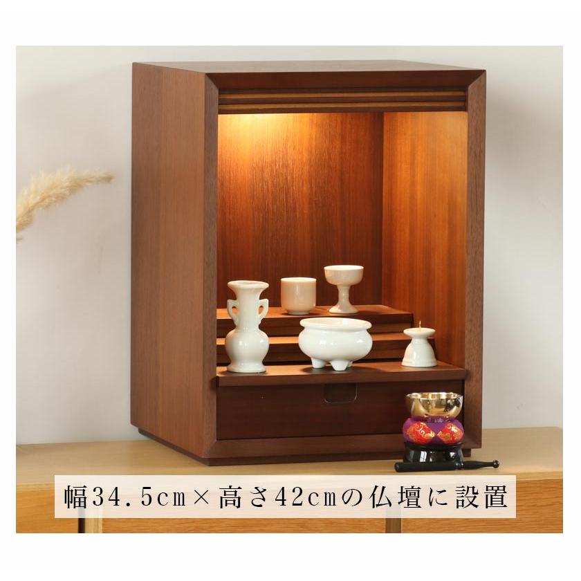 仏具 セット 白磁無地 陶器5点+おりんセット 香炉灰・マッチ付き