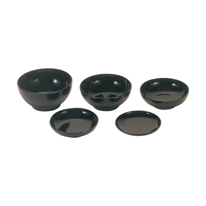 木質応量器（5点組） 黒塗 樹脂 日本製 (5000-1000) 曹洞宗 | 仏壇